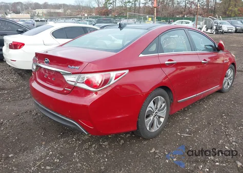 2013 Hyundai Sonata Hybrid Limited z USA, uszkodzony, nr VIN KMHEC4A41DA066848